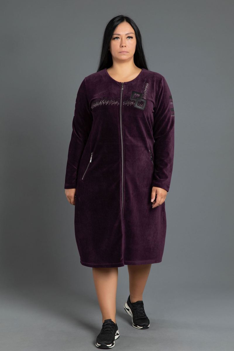 Kısa Fitilli Kadife Elbise 0