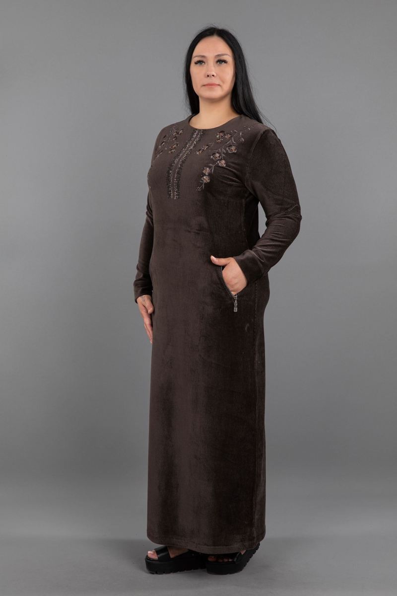 MAXI CORDUROY HIJAB DRESS