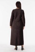 MAXI CORDUROY HIJAB DRESS