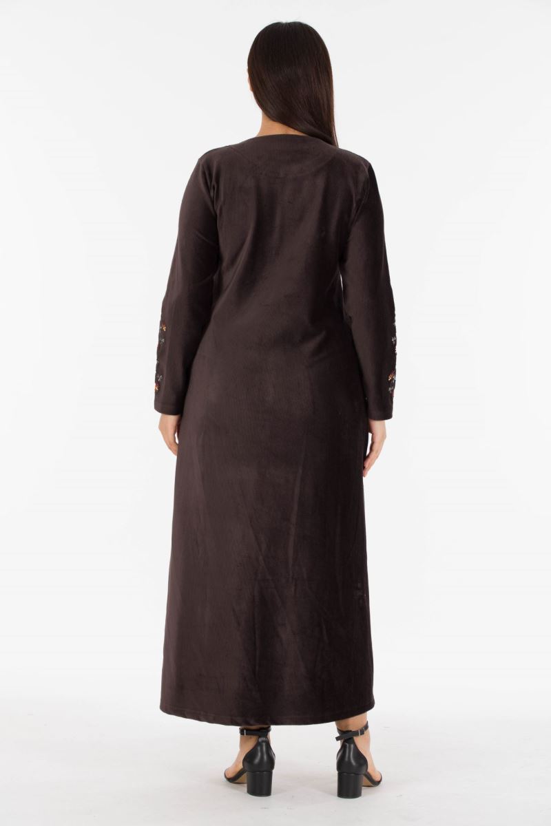 MAXI CORDUROY HIJAB DRESS