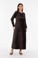 MAXI CORDUROY HIJAB DRESS