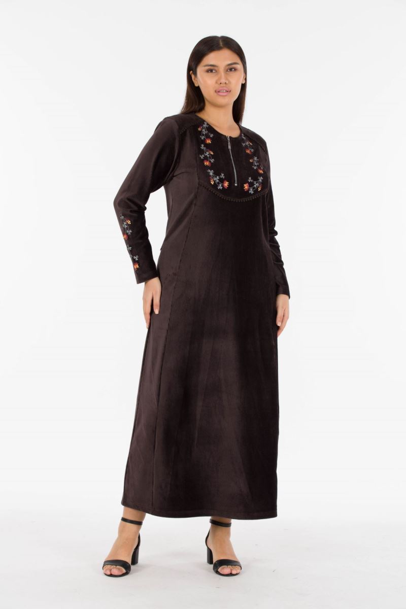 MAXI CORDUROY HIJAB DRESS