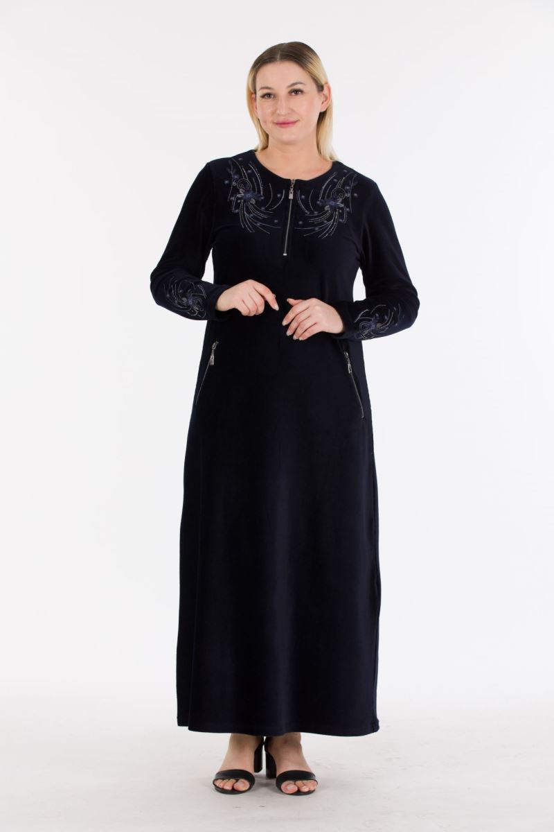 MAXI CORDUROY HIJAB DRESS