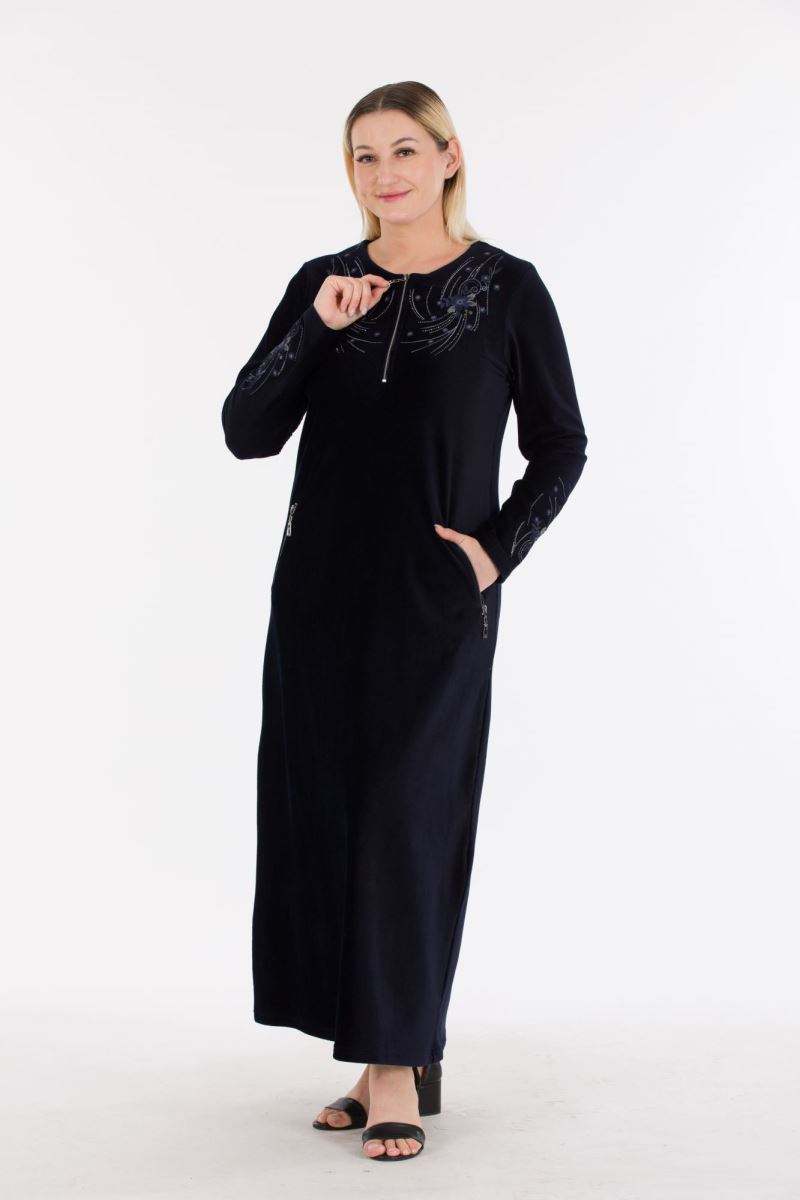 MAXI CORDUROY HIJAB DRESS