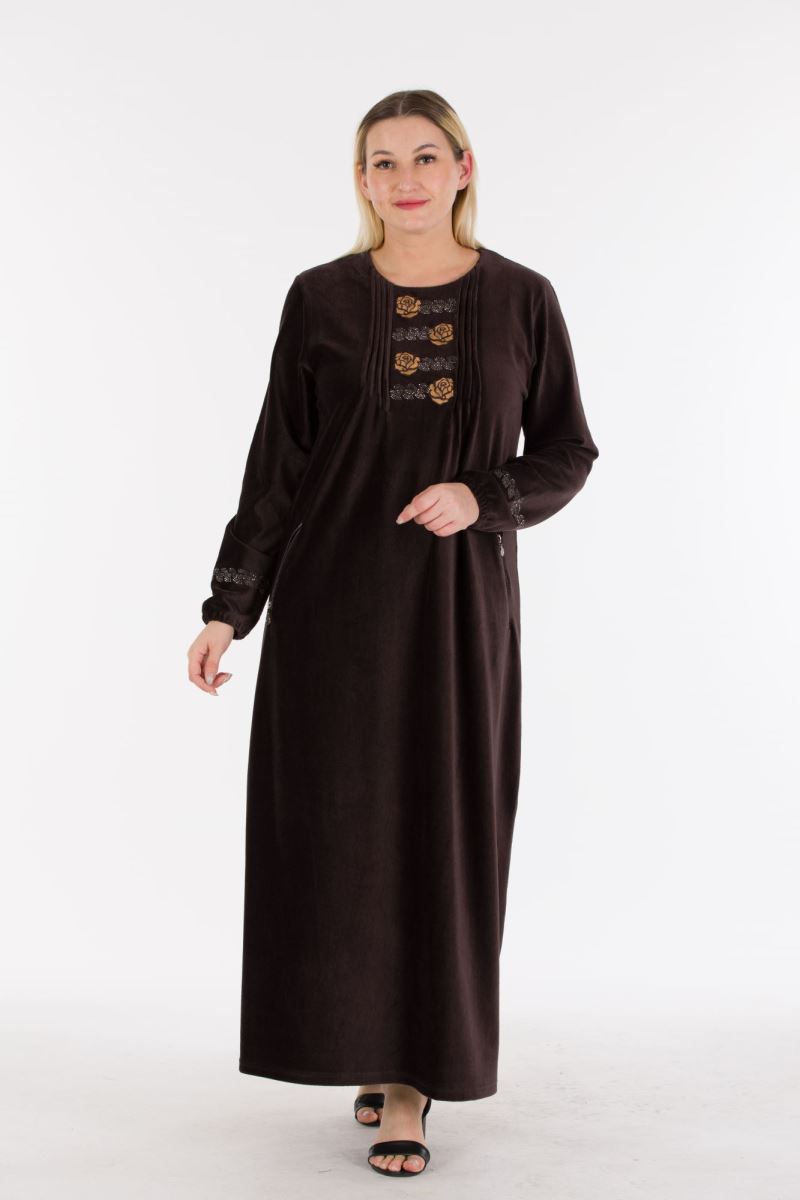 MAXI CORDUROY HIJAB DRESS