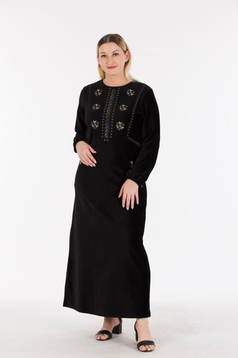MAXI CORDUROY HIJAB DRESS
