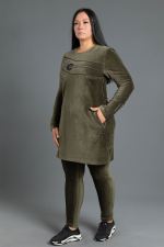 CORDUROY TUNIC SUIT