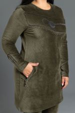 CORDUROY TUNIC SUIT