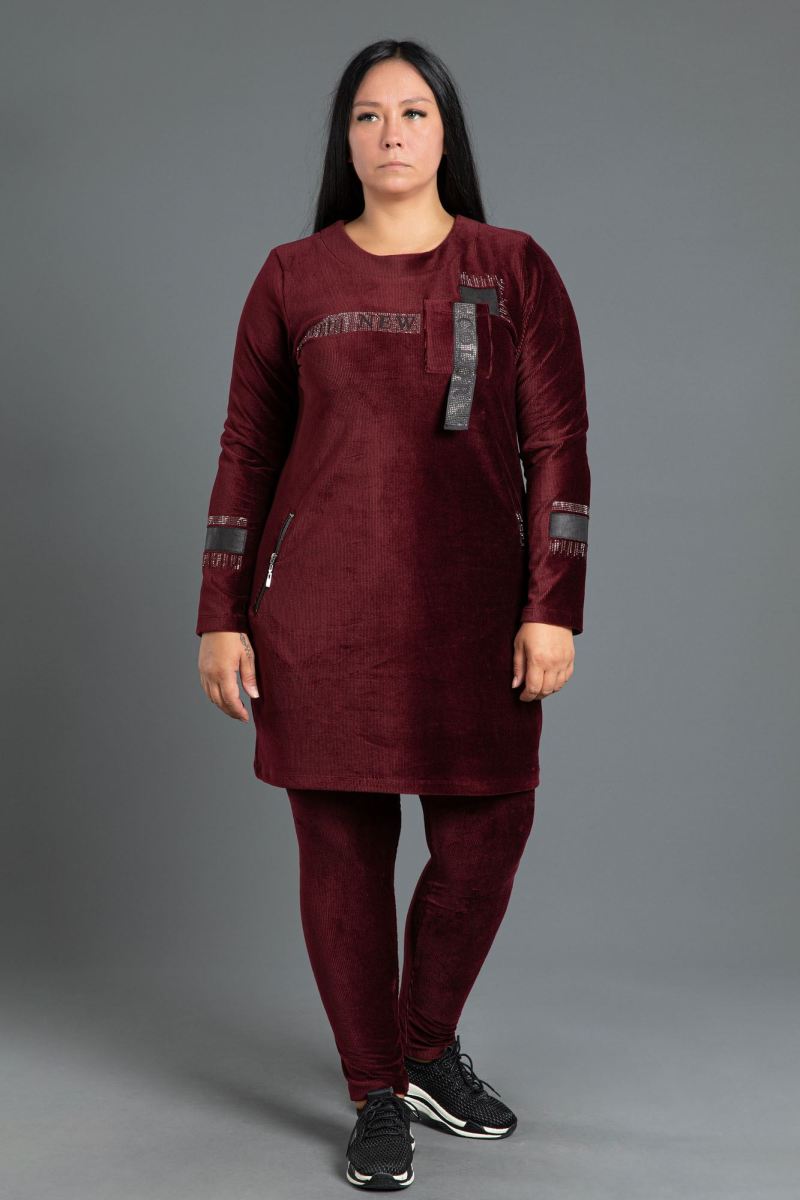 CORDUROY TUNIC SUIT