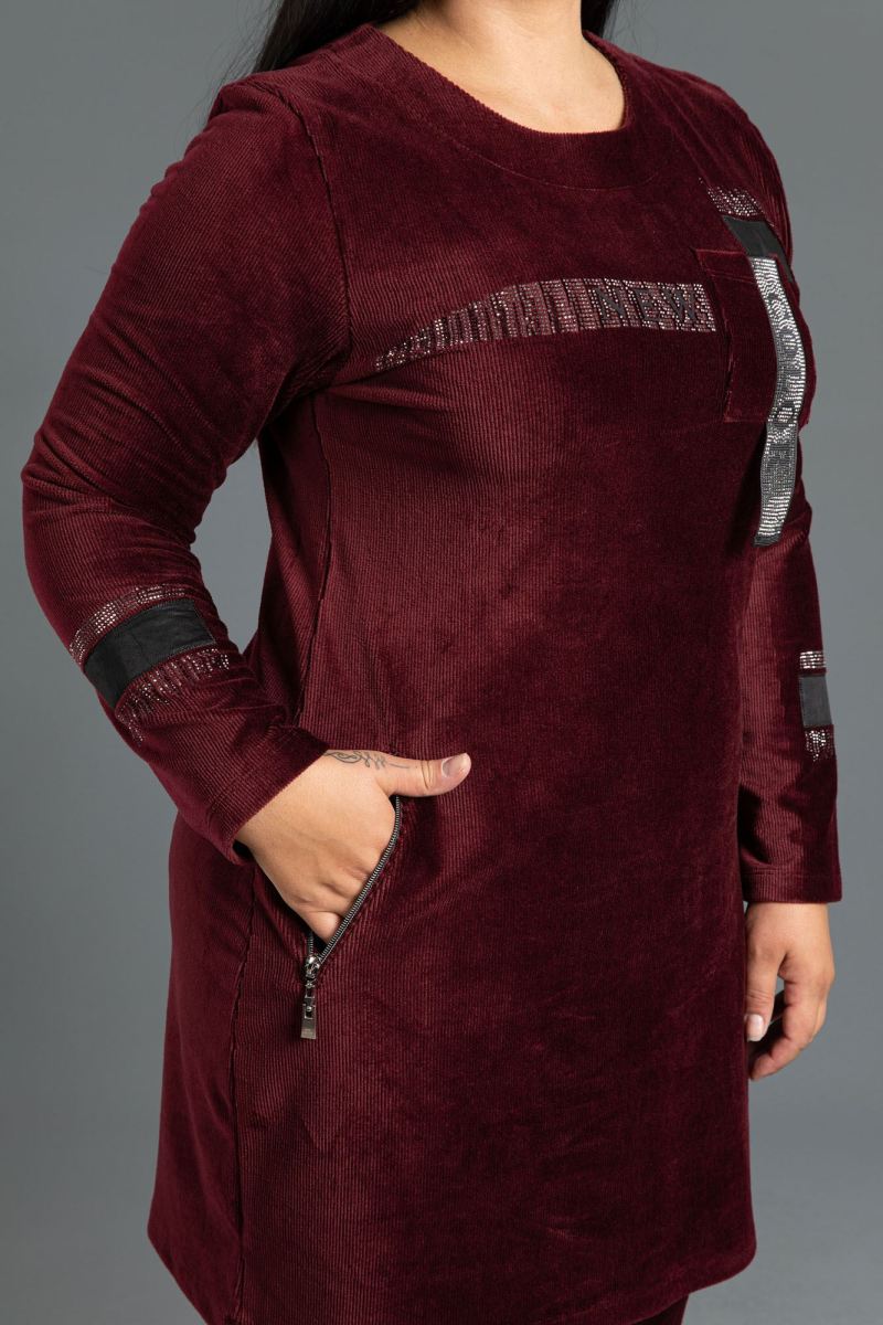 CORDUROY TUNIC SUIT