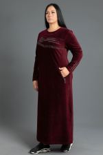 MAXI CORDUROY HIJAB DRESS